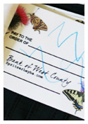 Butterfly Bank Checks