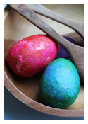 Decoupage Paper Mache Eggs